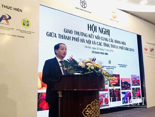 Phó Chủ tịch UBND Hà Nội Nguyễn Doãn Toản phát biểu tại hội nghị